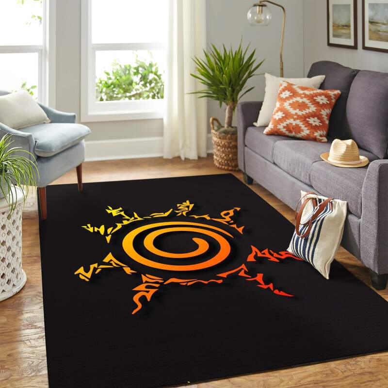 Naruto Shield Carpet Rectangle Rug