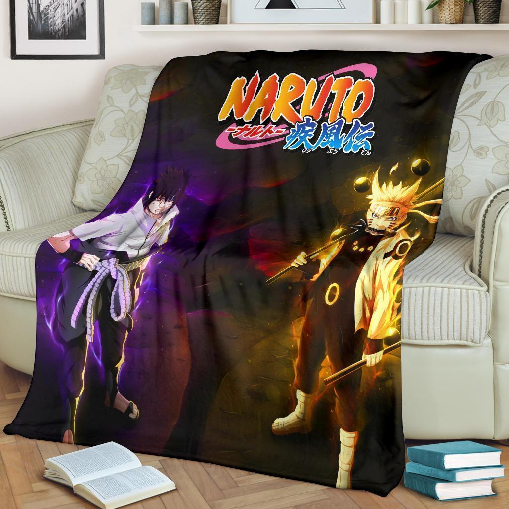 Naruto Super Power Sherpa Blanket Cozy Blanket Fleece Blanket
