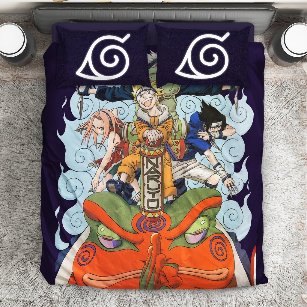 Naruto Team 3D Customized Duvet Cover Bedding Set