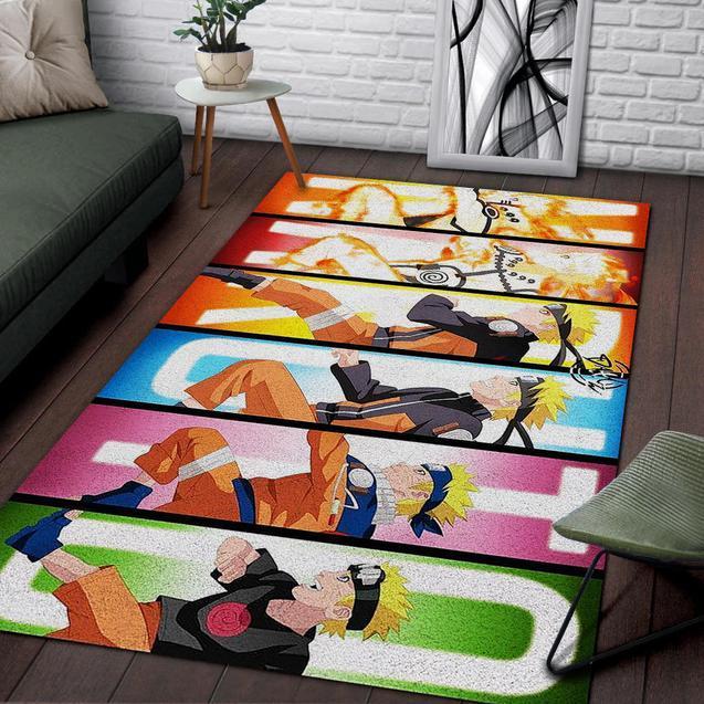 Naruto Uzumaki Area Rectangle Rug