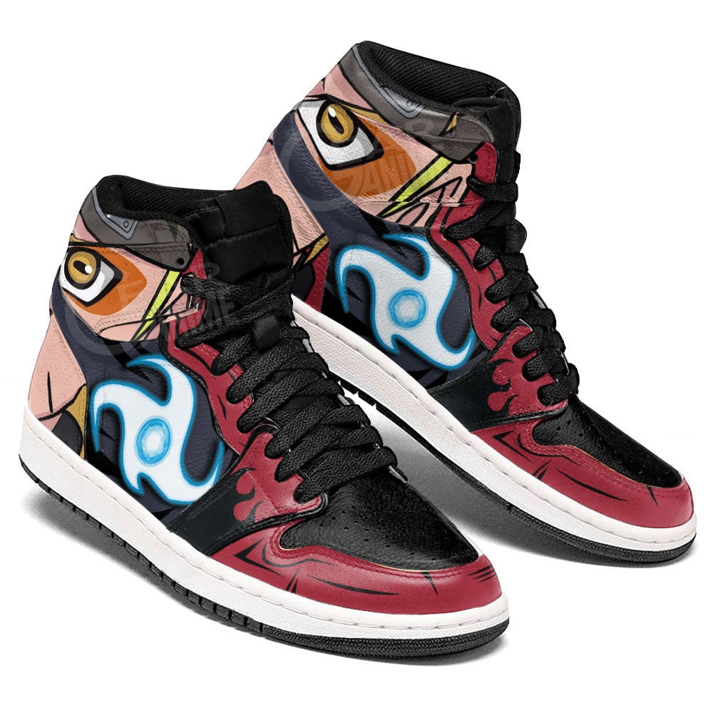 Naruto Uzumaki Sage JD1s Sneakers Naruto Anime Shoes, Air Jordan Hightop