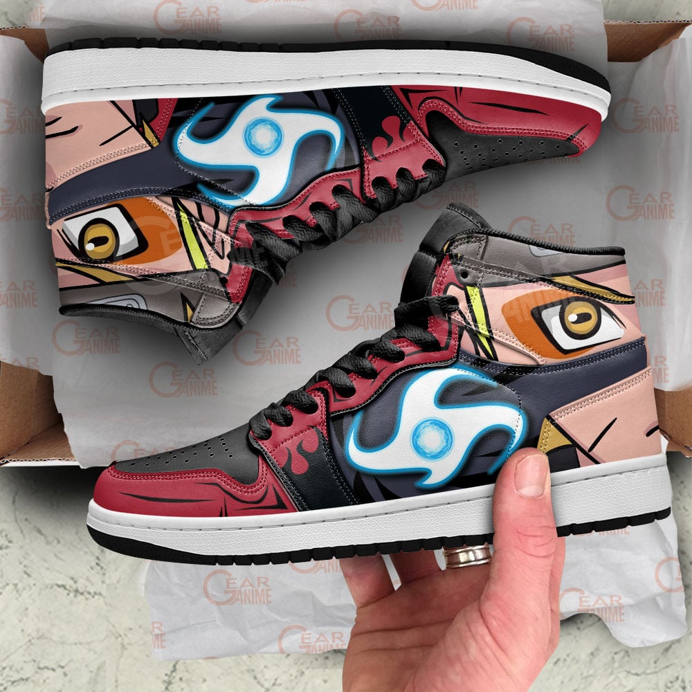 Naruto Uzumaki Sage JD1s Sneakers Naruto Anime Shoes, Air Jordan Hightop