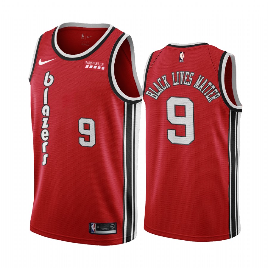 Nassir Little Black Lives Matter Blazers Classic Jersey