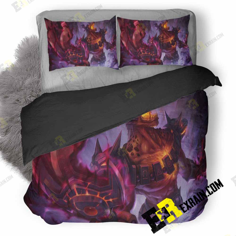 Nasus League Of Legends 3D Customized Duvet Cover Bedding Set