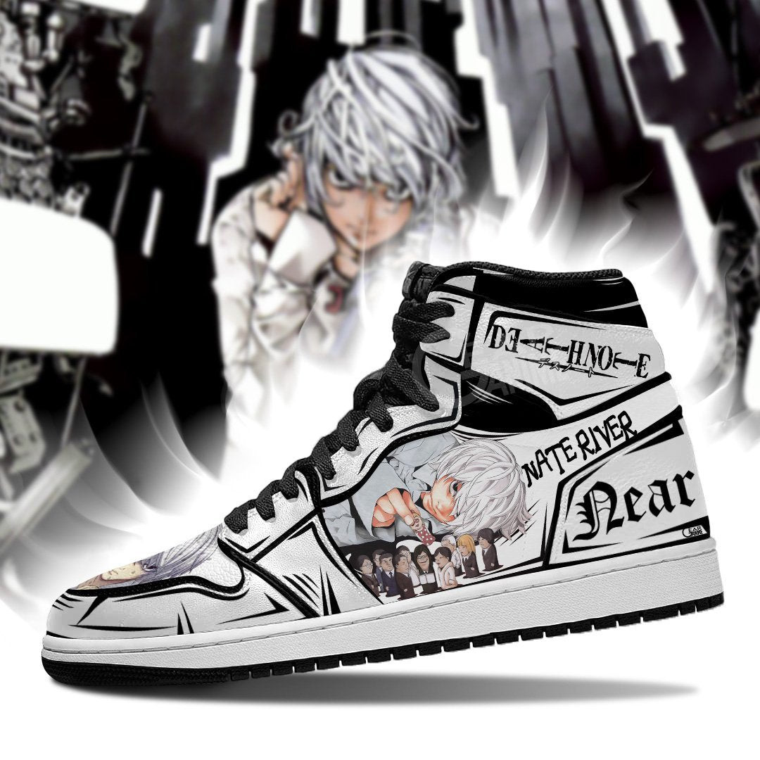 Nate River Near JD1s Sneakers Death Note Anime Shoes Fan, Air Jordan Hightop