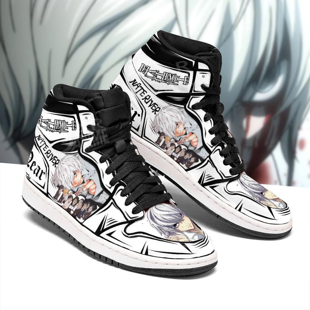 Nate River Near JD1s Sneakers Death Note Anime Shoes Fan, Air Jordan Hightop