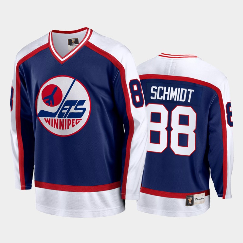 Nate Schmidt Winnipeg Jets Vintage Blue Jersey