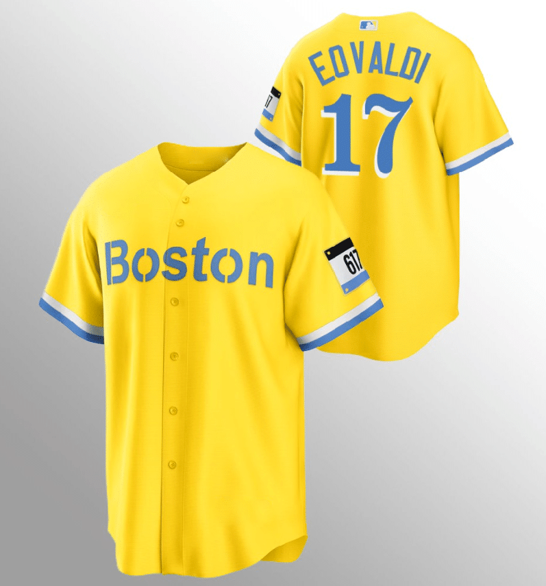 Nathan Eovaldi #17 Boston Red Sox Gold All Over Print Baseball Jersey For Fans