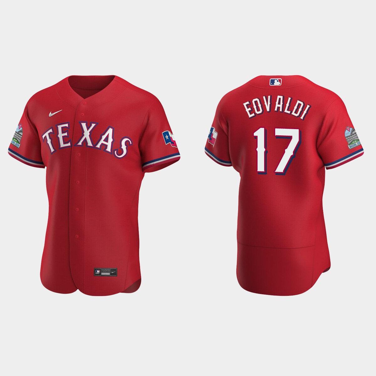 Nathan Eovaldi Texas Rangers Alternate Jersey - Scarlet