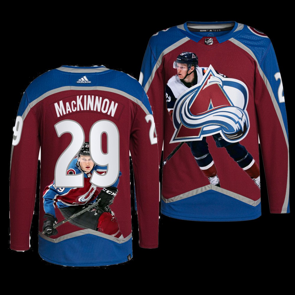 Nathan MacKinnon #29 Colorado Avalanche 2022 Playoffs Impact Player Burgundy Special Jersey
