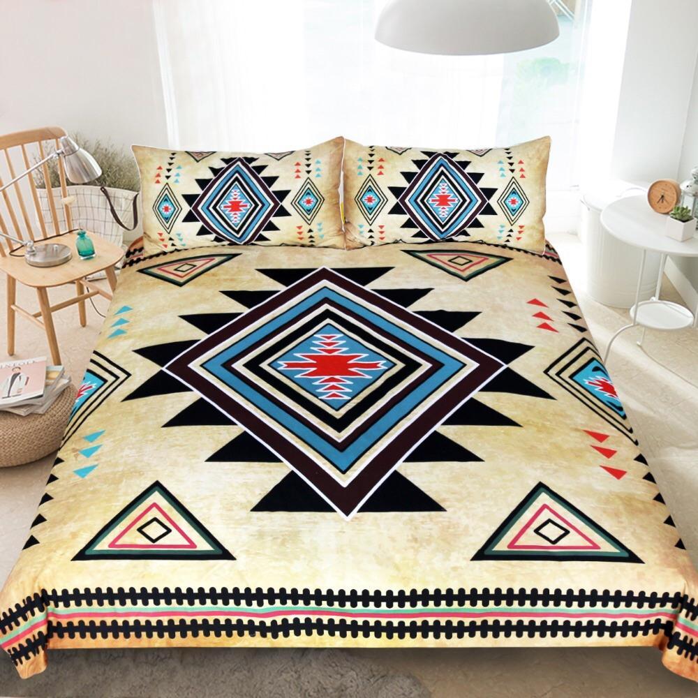 Native American Geometric 3D Customized Duvet Cover Bedding Set