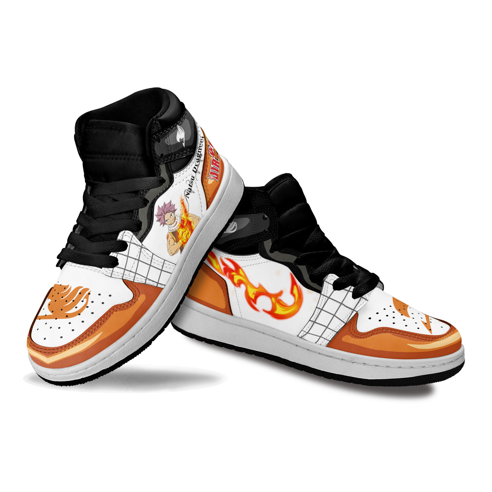 Natsu Dragneel Kids Sneakers Custom Fairy Tail Anime Shoes For Kids