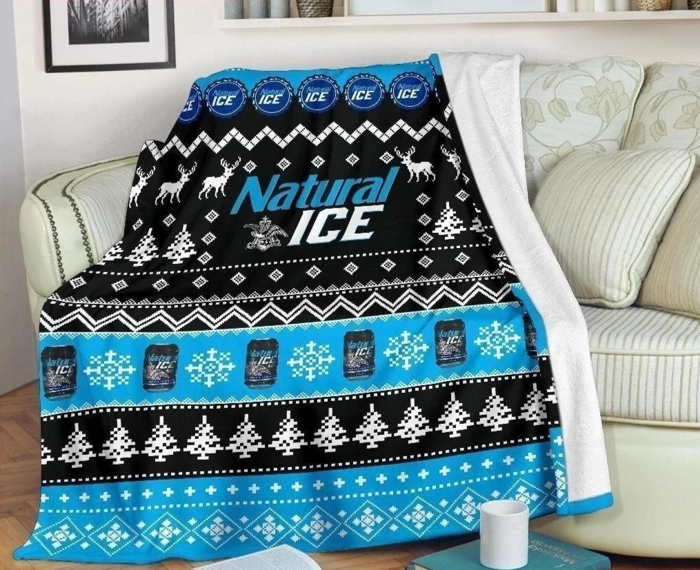 Natural Ice Ugly Sherpa Blanket Cozy Blanket Fleece Blanket