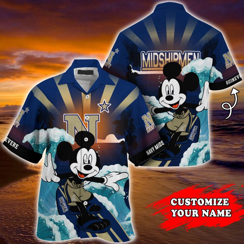 Navy Midshipmen NCAA Summer Customized Hawaiian Shirt