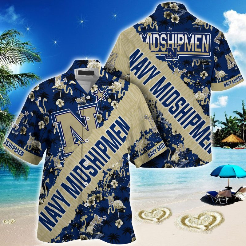 Navy Midshipmen NCAA Trending Summer – Hawaii Shirt For This Season – Gift For Sport Lovers With Tropical Patterns