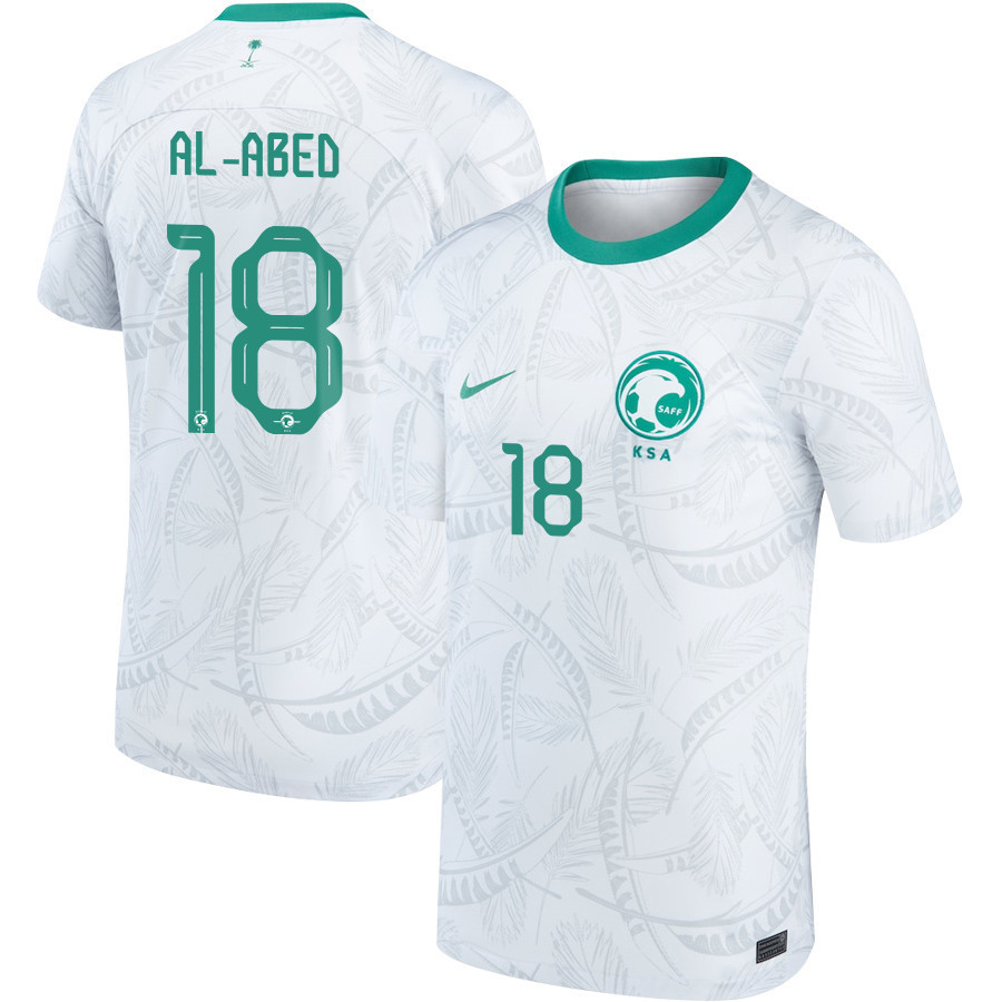 Nawaf Al-Abed 18 Saudi Arabia National Team Qatar World Cup 2022-23 Home Soccer Jersey