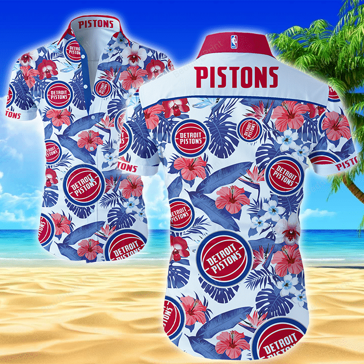 Nba Detroit Pistons Hawaiian Shirt