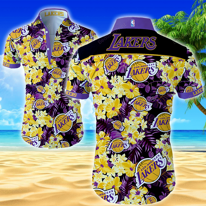 Nba Los Angeles Lakers Hawaiian Shirt