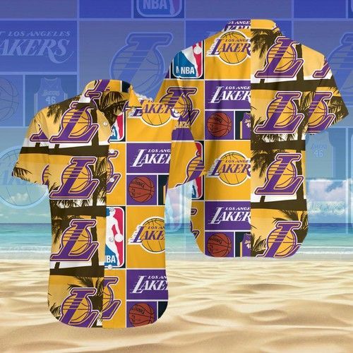 NBA Los Angeles Lakers Tropical Hawaiian Shirt
