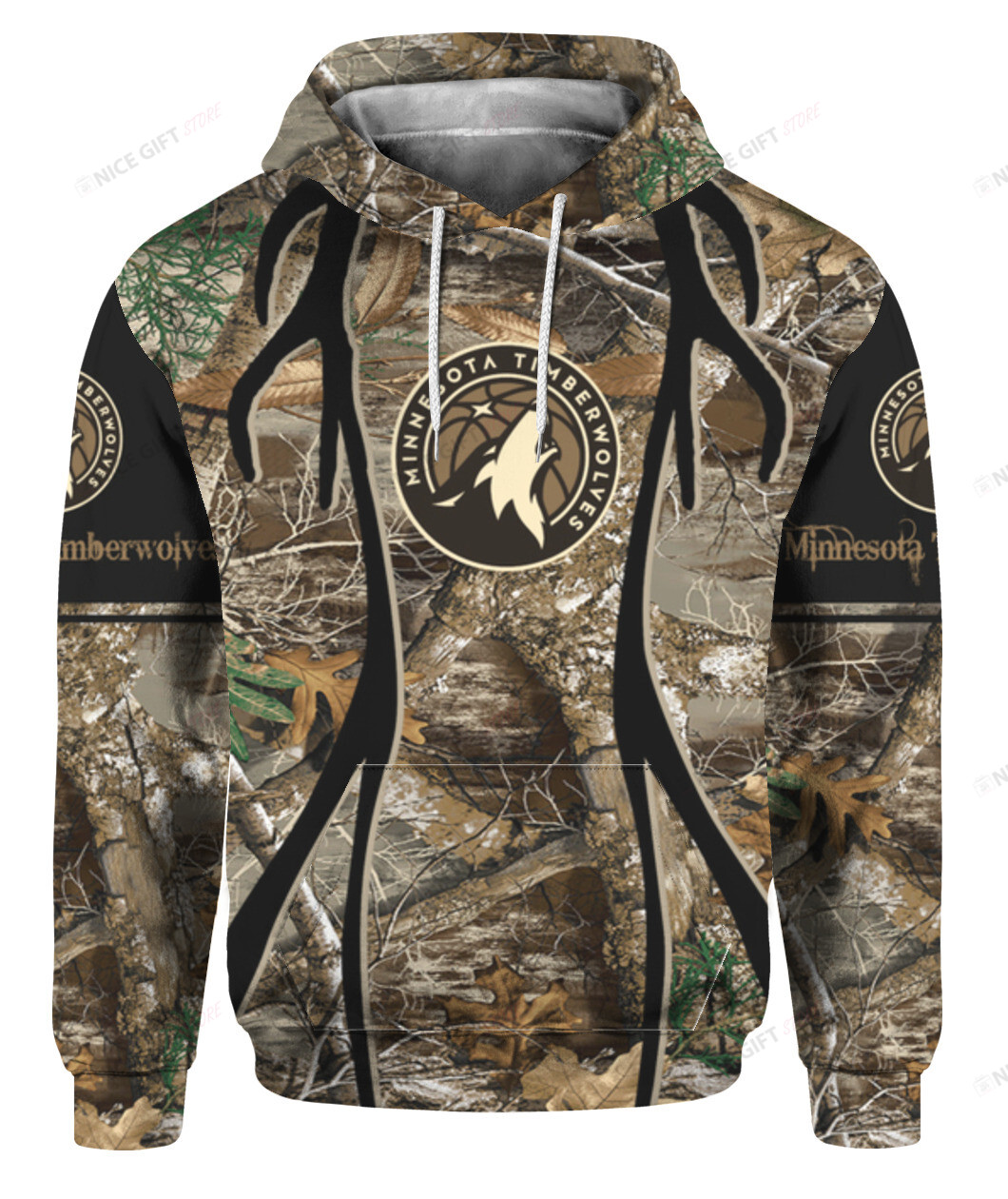 NBA Minnesota Timberwolves Hunting 3D Hoodie Gift For Fans