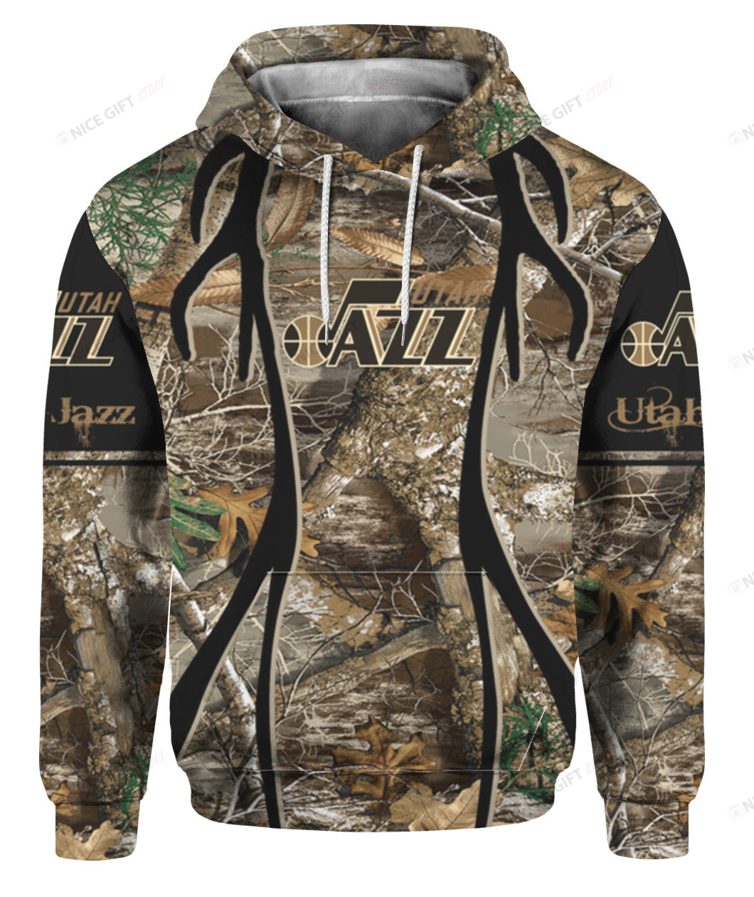 NBA Utah Jazz Hunting 3D Hoodie Gift For Fans