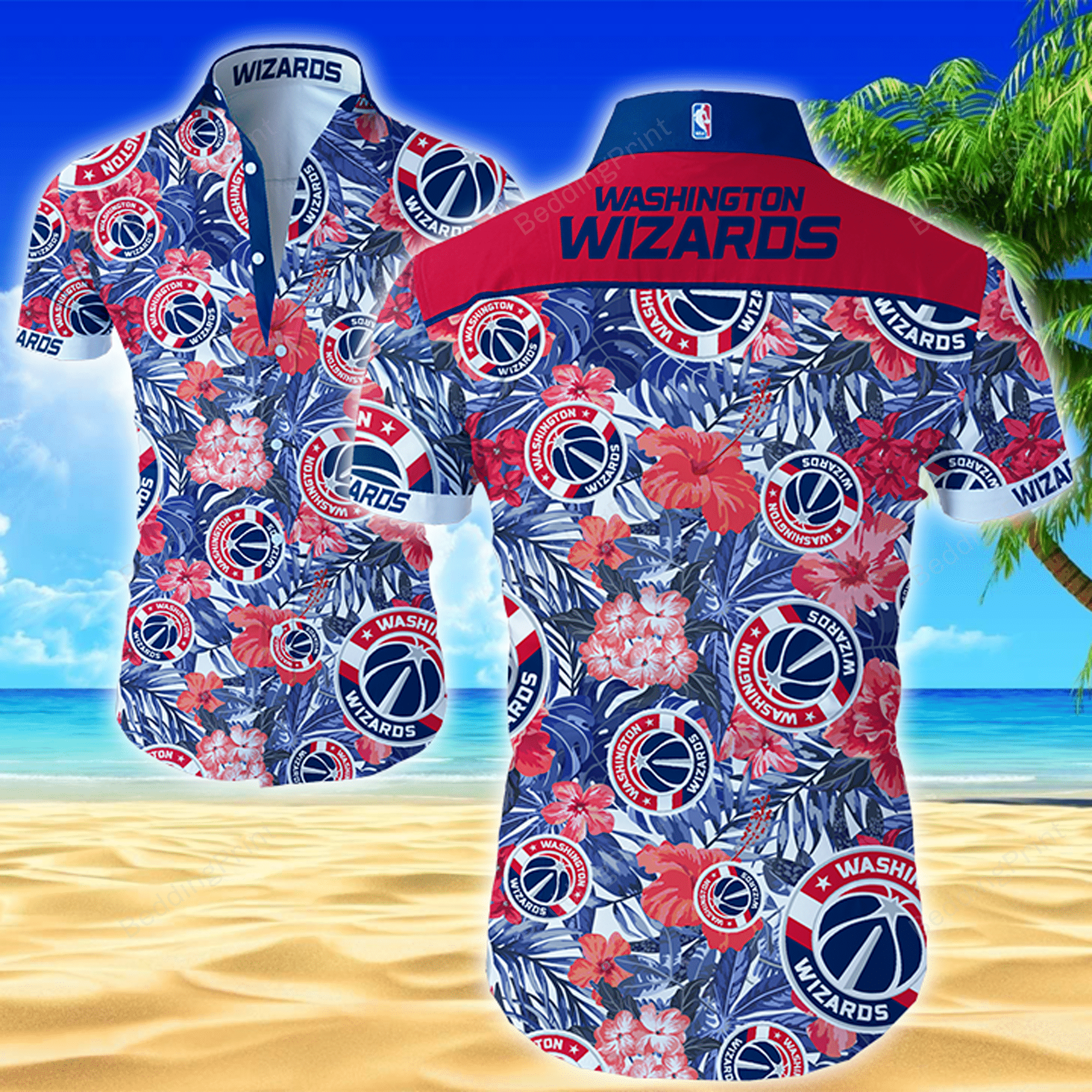Nba Washington Wizards Hawaiian Shirt