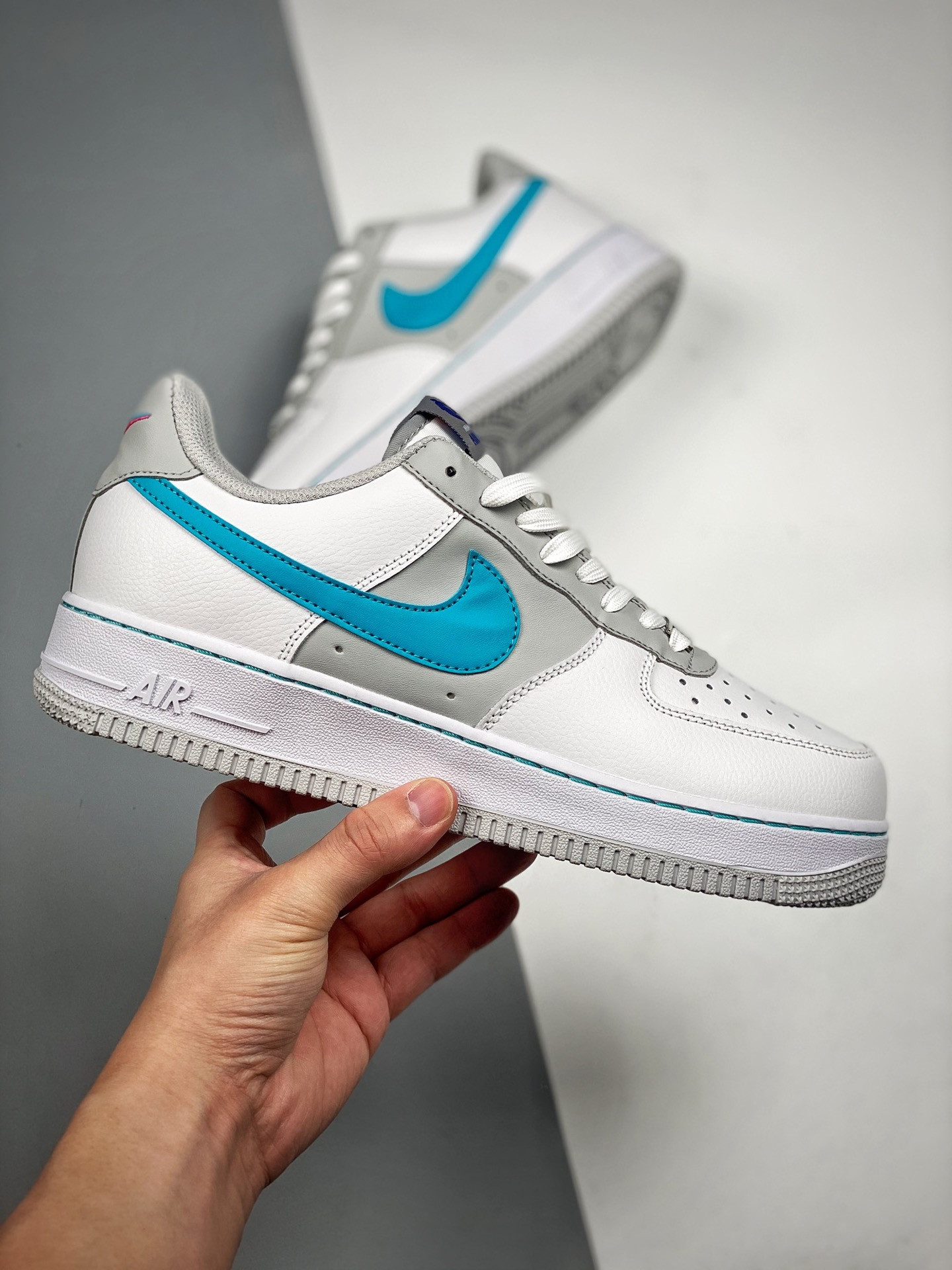 NBA x Nike Air Force 1 Low “Fiesta” White/Grey For Sale