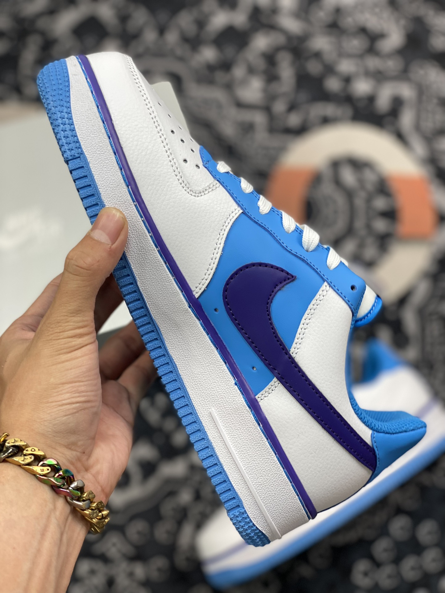 NBA x Nike Air Force 1 Low “Lakers” White/Coast-Field Purple For Sale