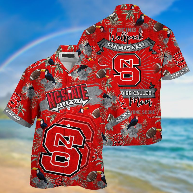 NC State Wolfpack NCAA Summer – Hawaii Shirt For This Season – Gift For Sport Lovers Sporty Mom Lets Everyone Score
