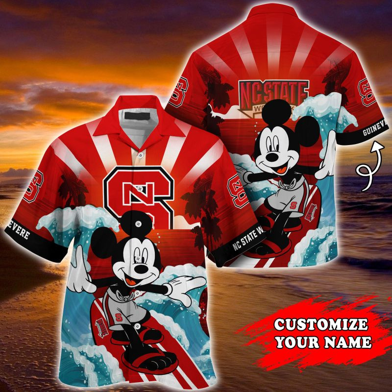 NC State Wolfpack NCAA Summer Customized Hawaiian Shirt