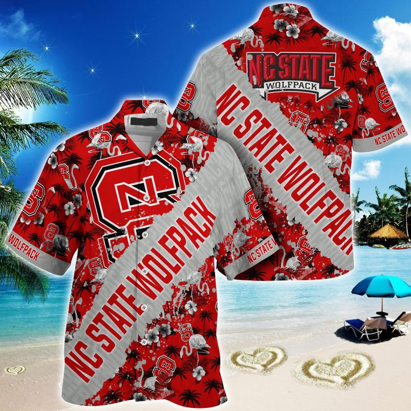 NC State Wolfpack NCAA Trending Summer – Hawaii Shirt For This Season – Gift For Sport Lovers With Tropical Patterns
