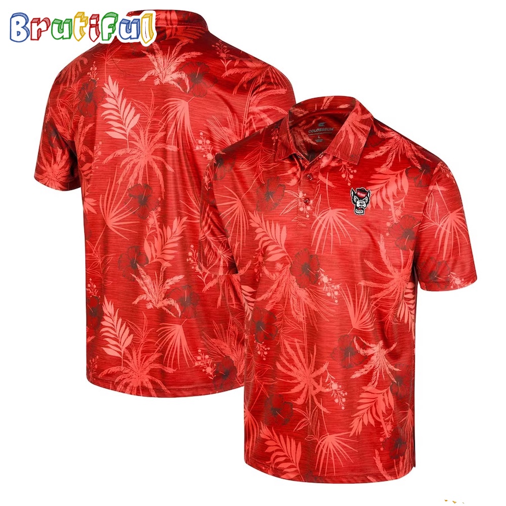 NC State Wolfpack Palms Team Polo Shirt