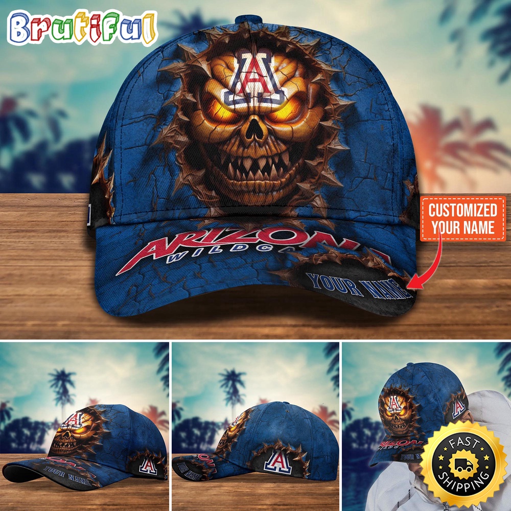 NCAA Arizona Wildcats Baseball Cap Halloween Custom Cap For This Season
