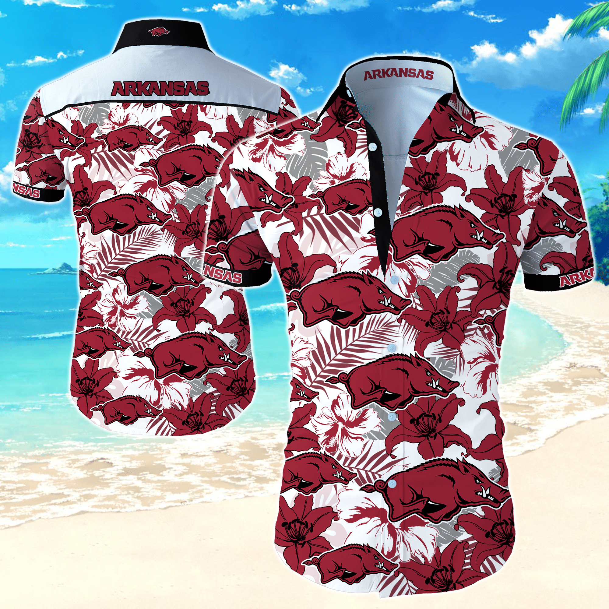NCAA Arkansas Razorbacks Hawaiian Shirt