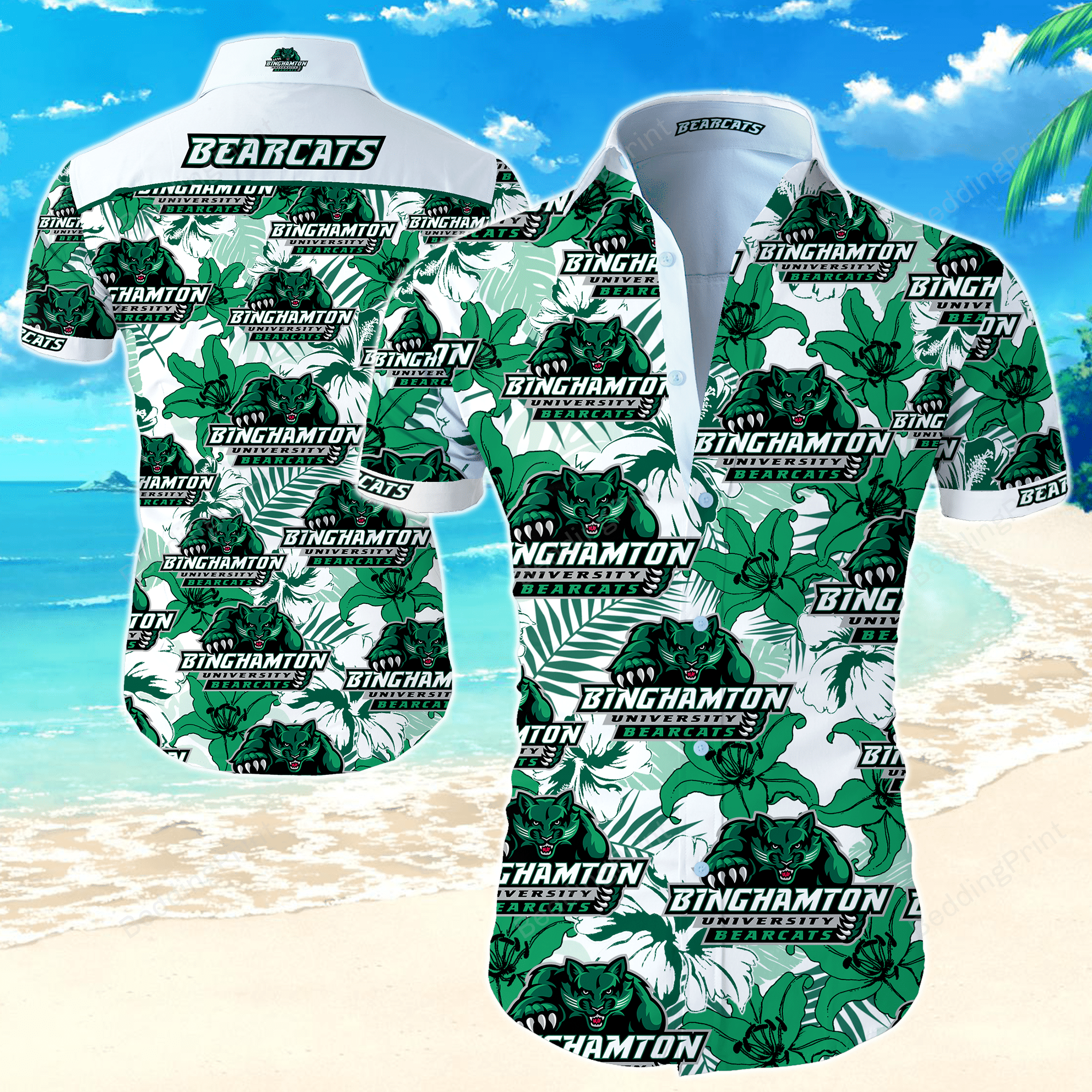 NCAA Binghamton Bearcats Hawaiian Shirt