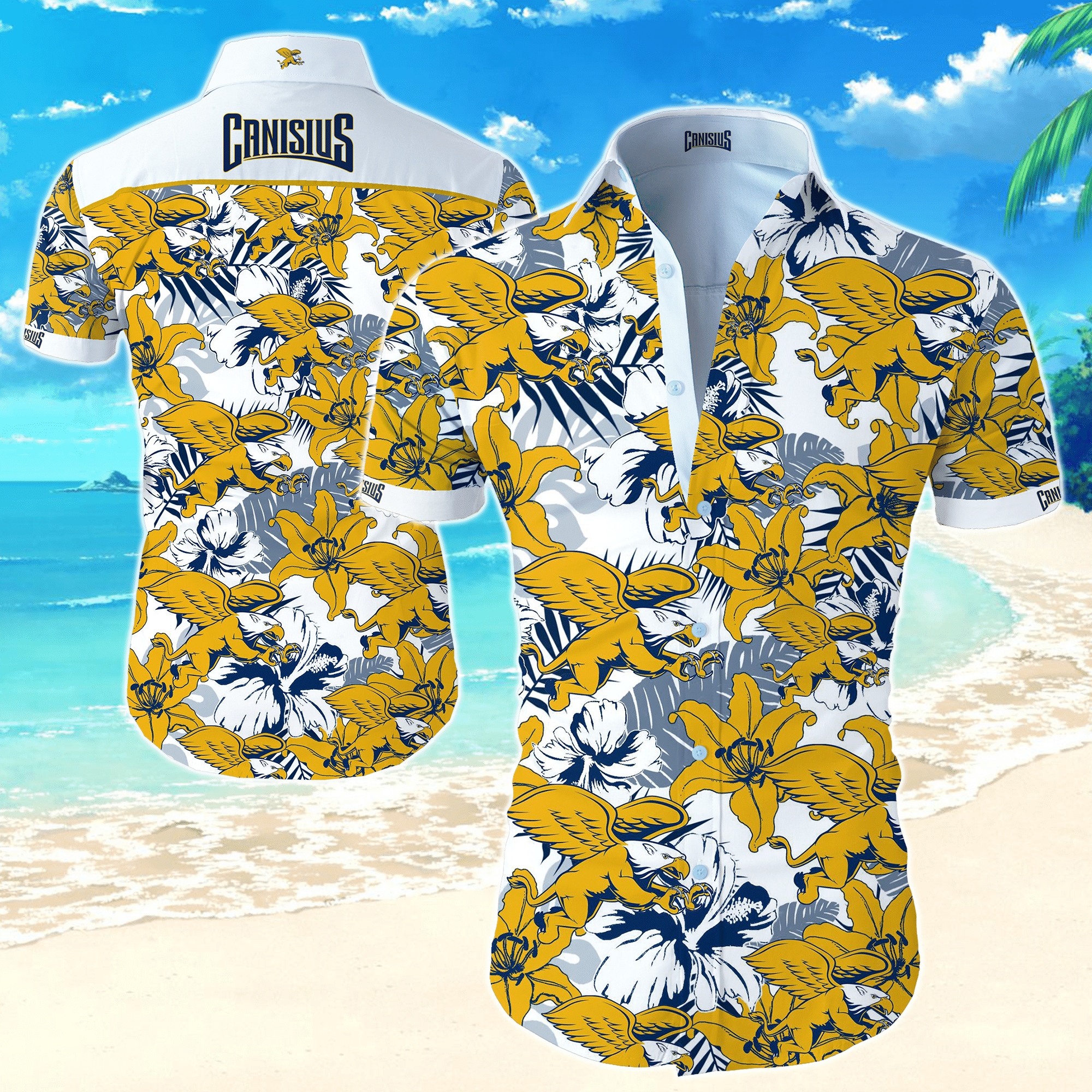 NCAA Canisius Golden Griffins Hawaiian Shirt