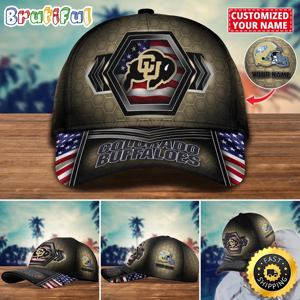 NCAA Colorado Buffaloes Baseball Cap Best Trending Custom Name Cap