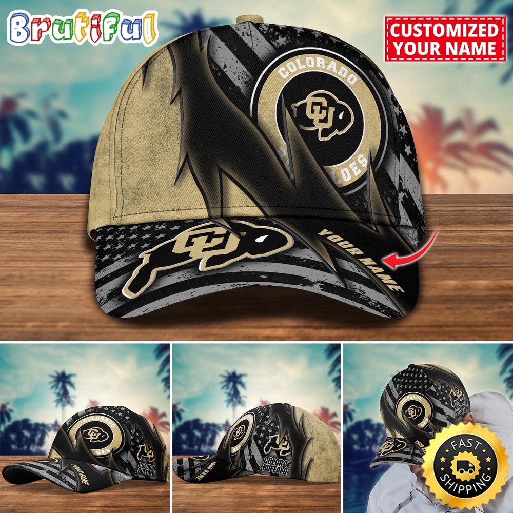 NCAA Colorado Buffaloes Baseball Cap Custom Cap For Sport Fans