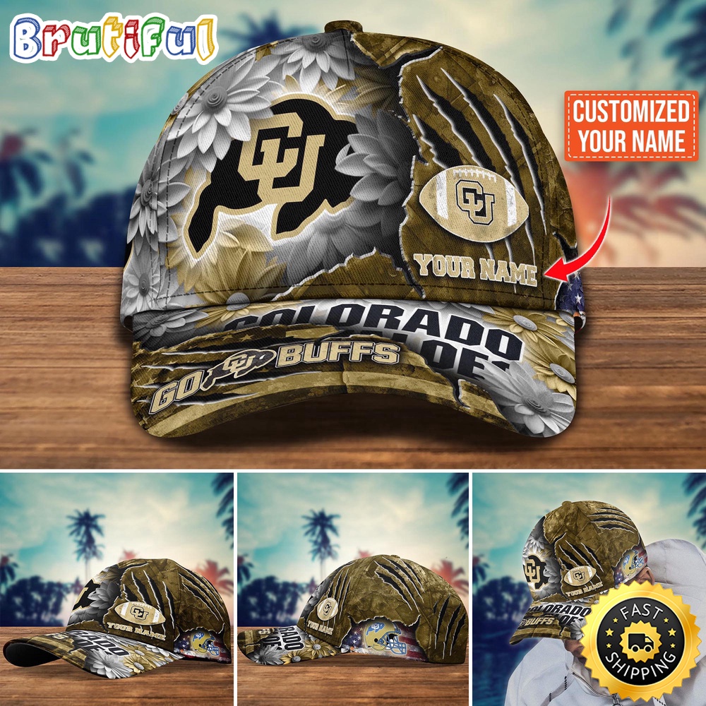 NCAA Colorado Buffaloes Baseball Cap Custom Hat For Fans New Arrivals