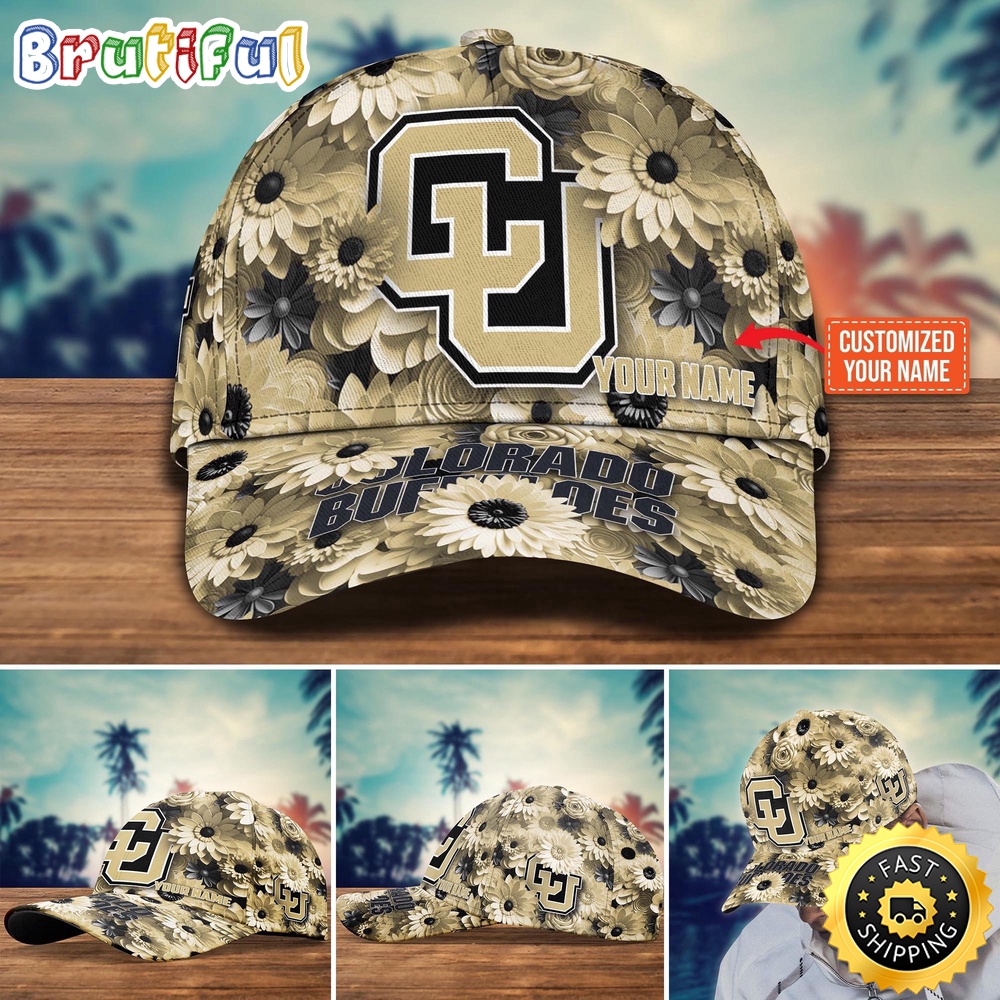 NCAA Colorado Buffaloes Baseball Cap Customized Cap Hot Trending