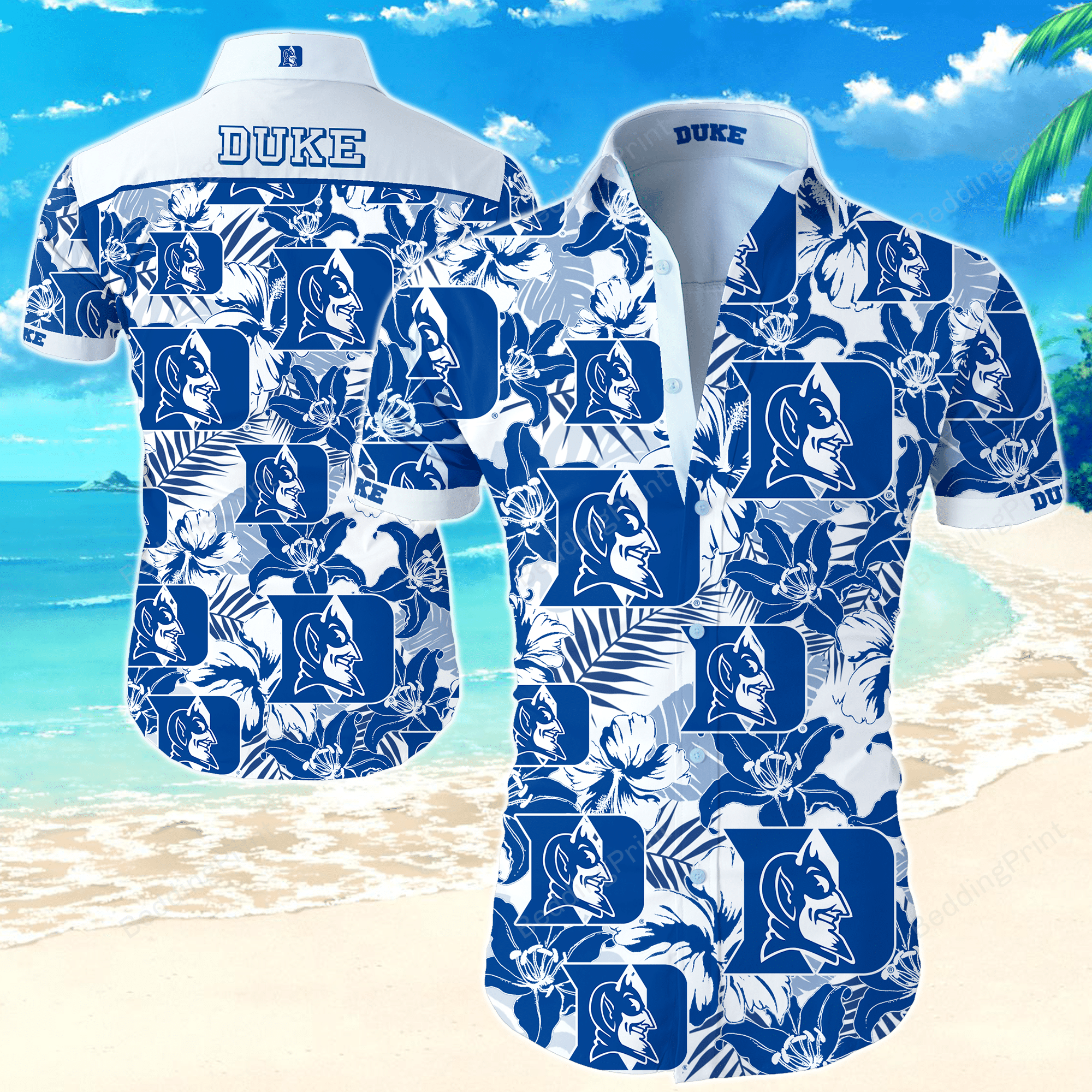 NCAA Duke Blue Devils Hawaiian Shirt