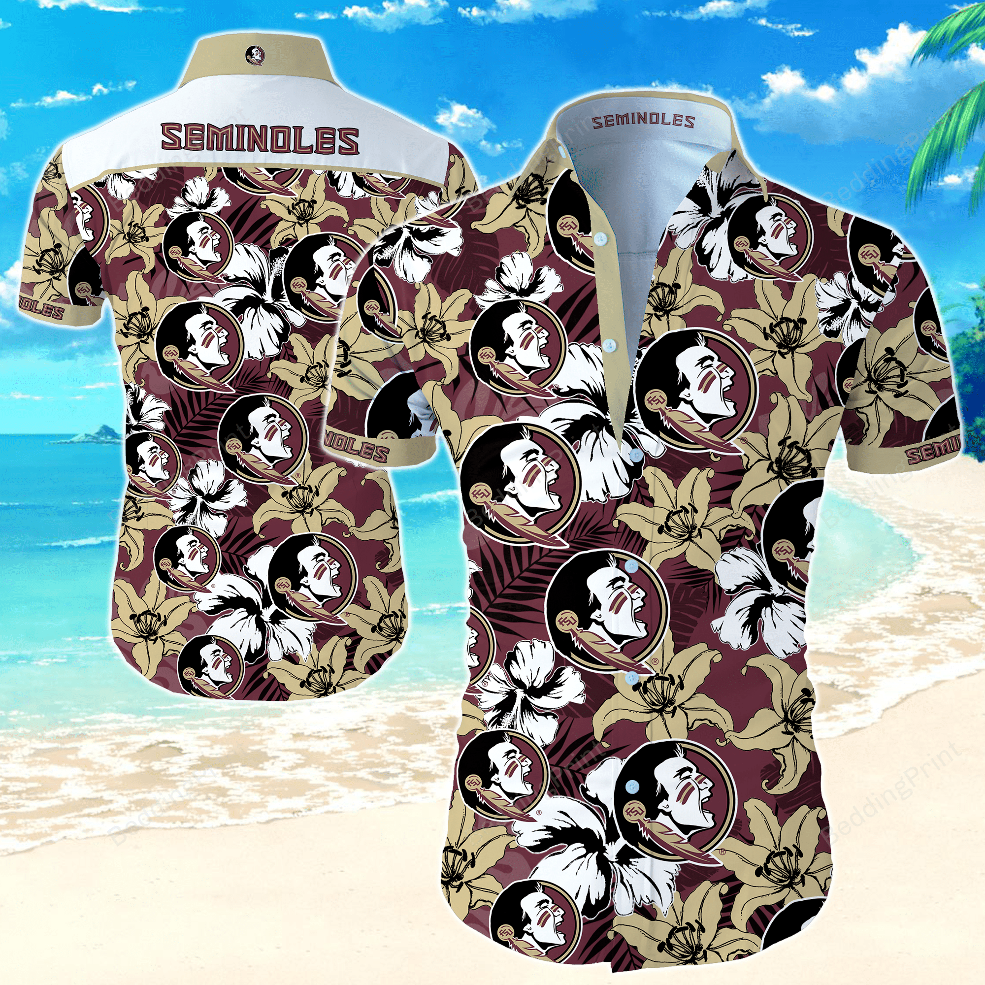 NCAA Florida State Seminoles Hawaiian Shirt