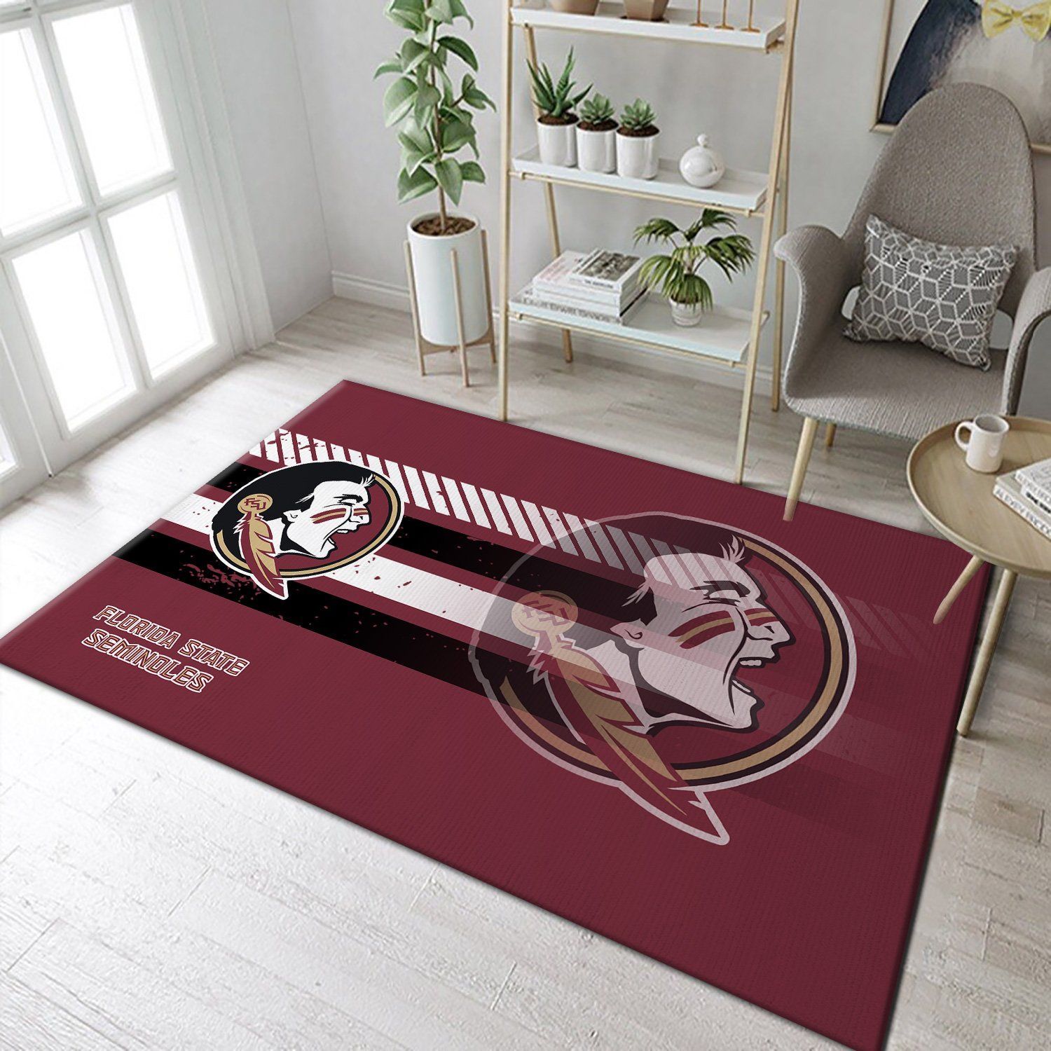 NCAA Florida State Seminoles Rectangle Rug – Custom Size And Printing