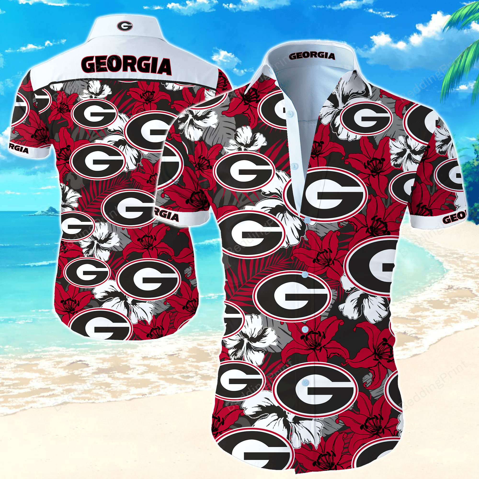 NCAA Georgia Bulldogs Hawaiian Shirt