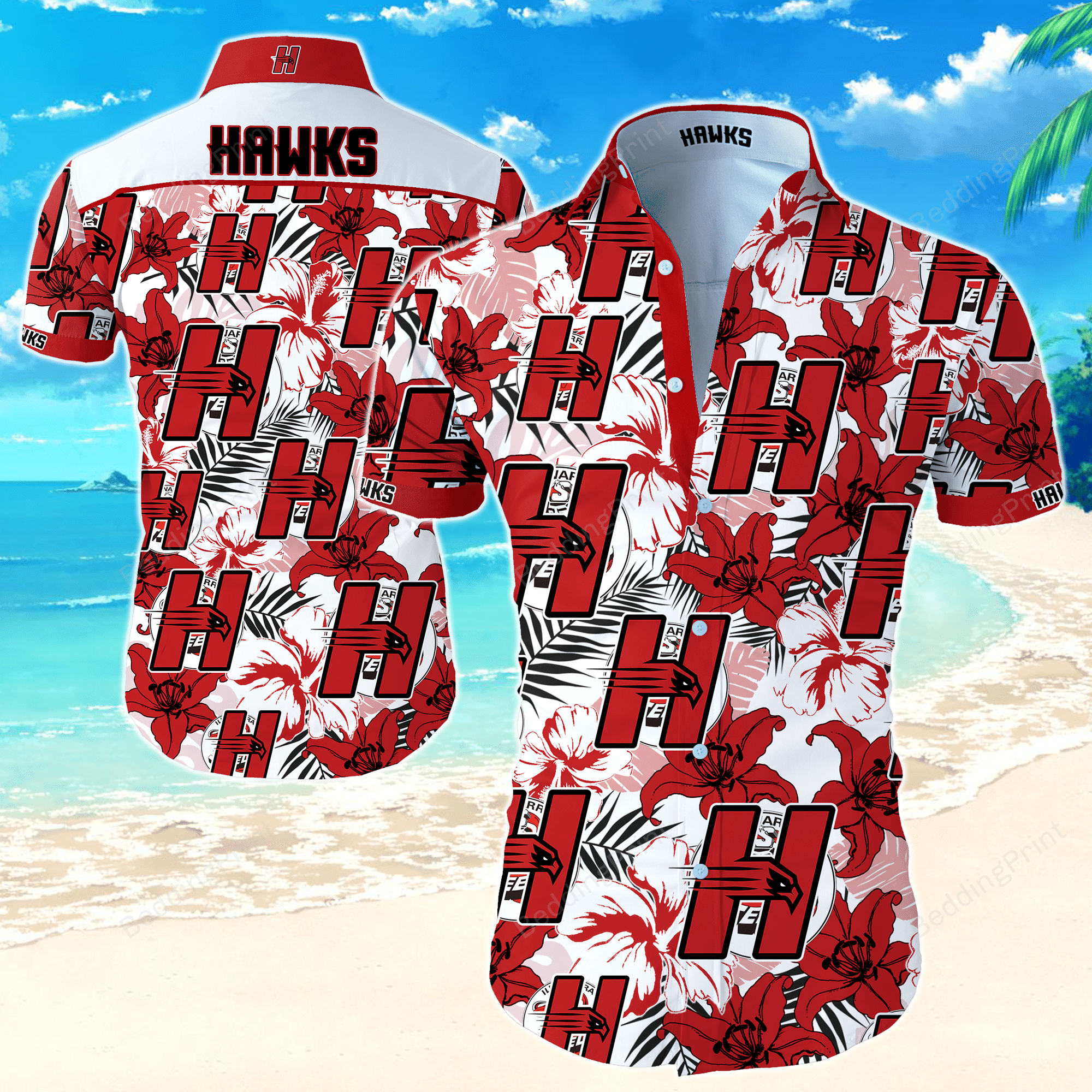 NCAA Hartford Hawks Hawaiian Shirt