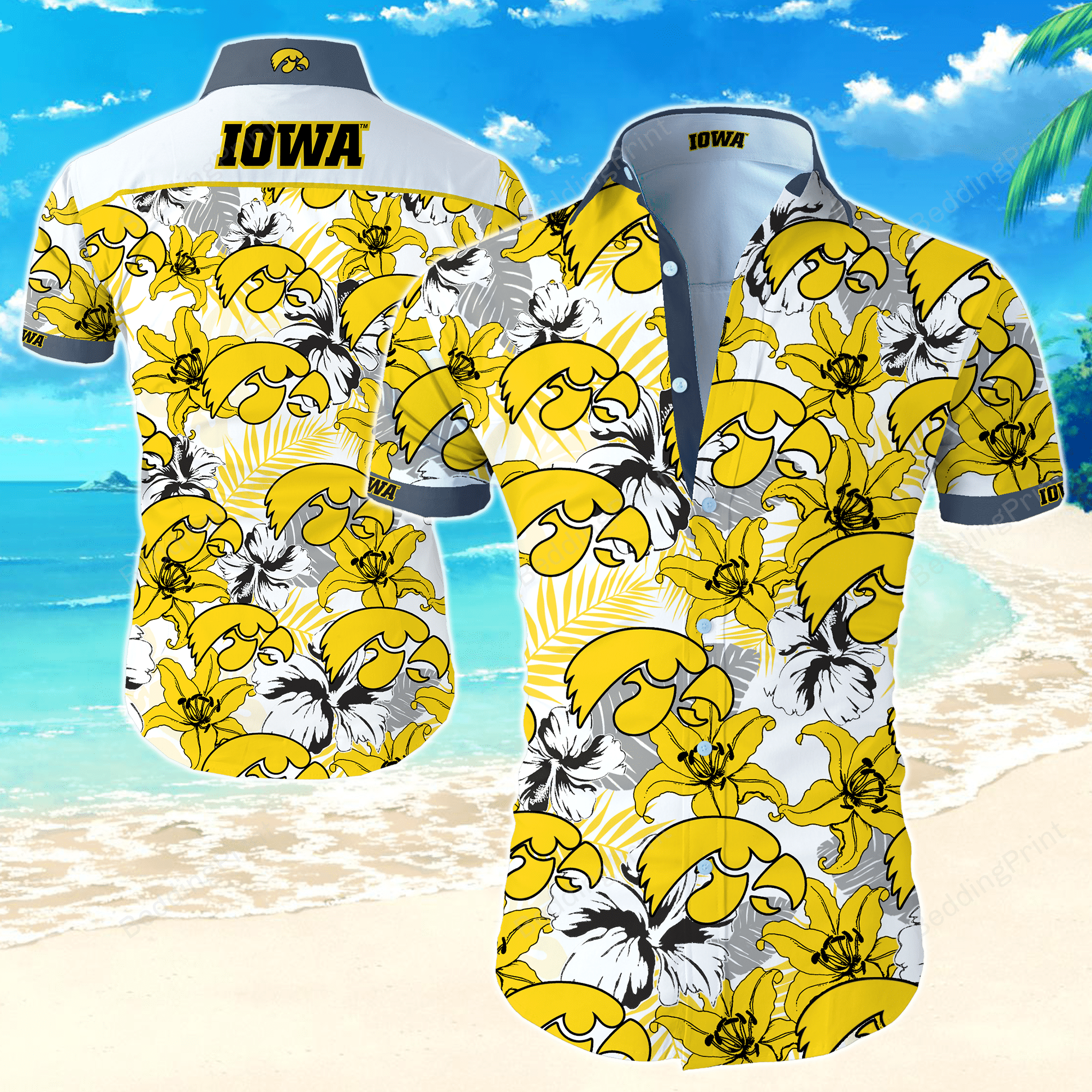 NCAA Iowa Hawkeyes Hawaiian Shirt