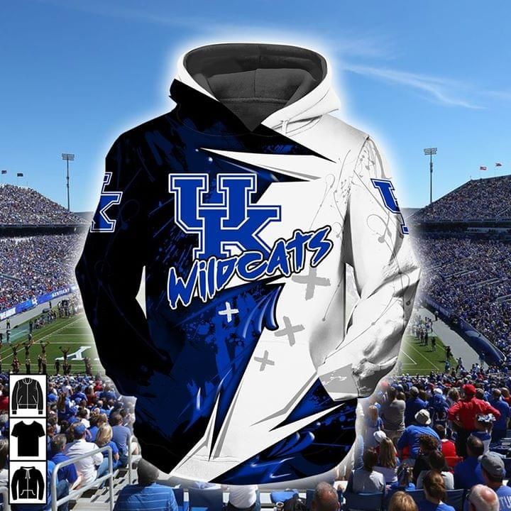 Ncaa kentucky wildcats ncaa printed 3D Hoodie