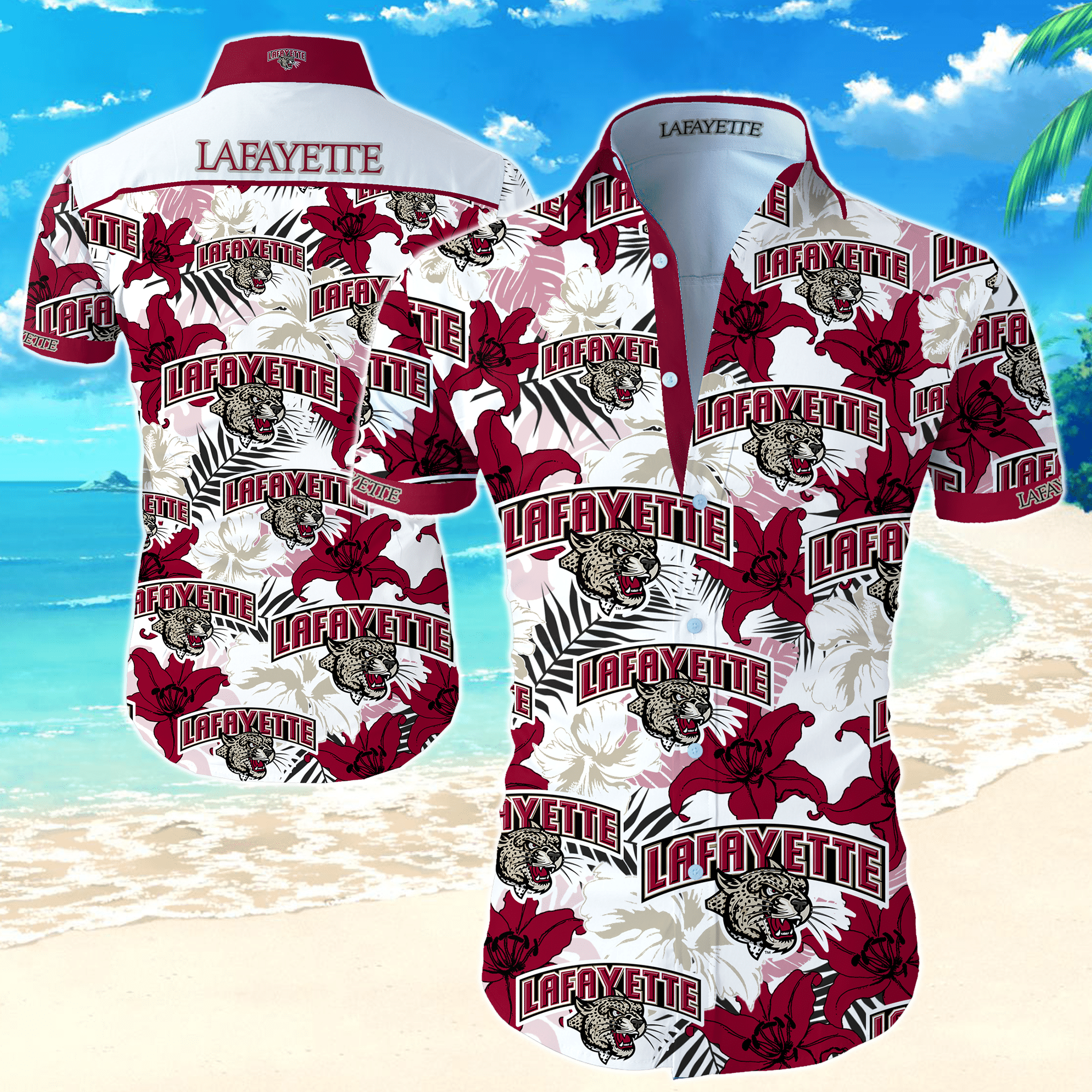 NCAA Lafayette Leopards Hawaiian Shirt
