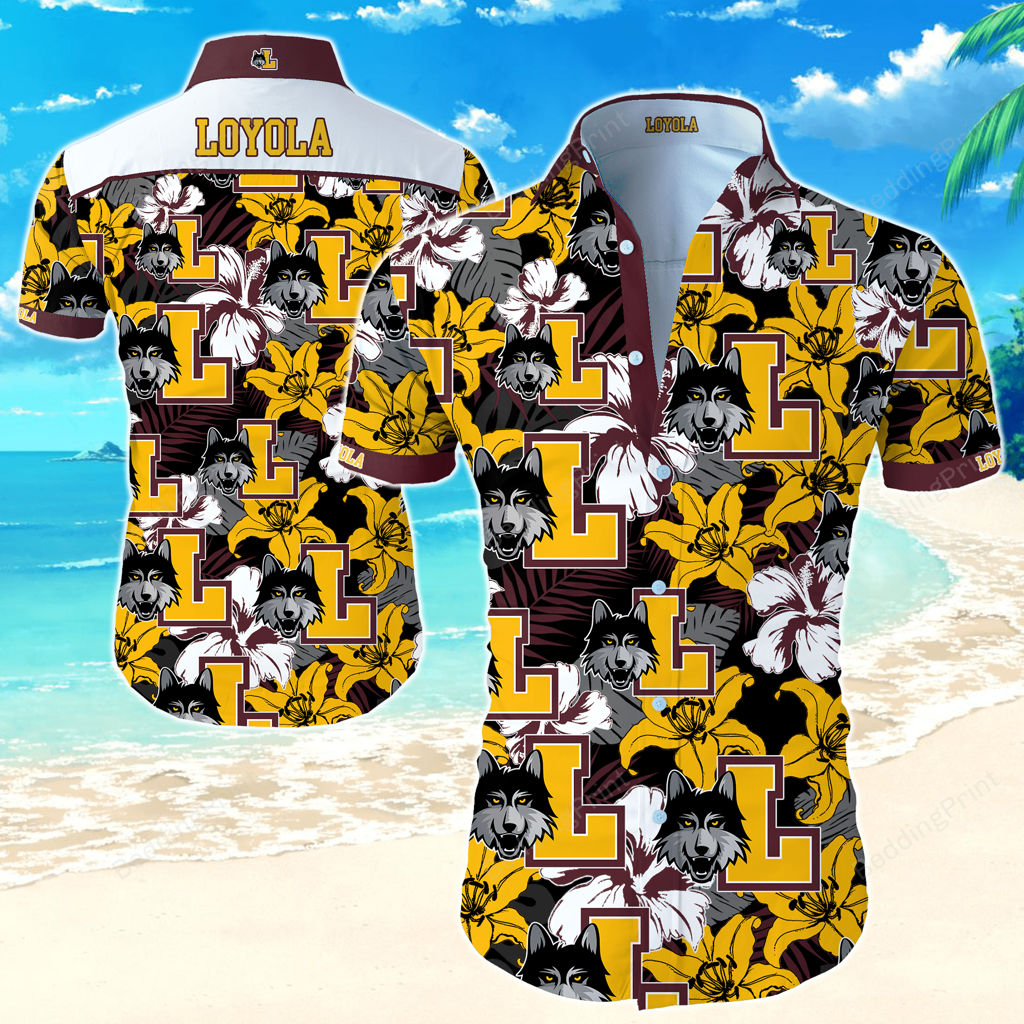 NCAA Loyola Ramblers Hawaiian Shirt