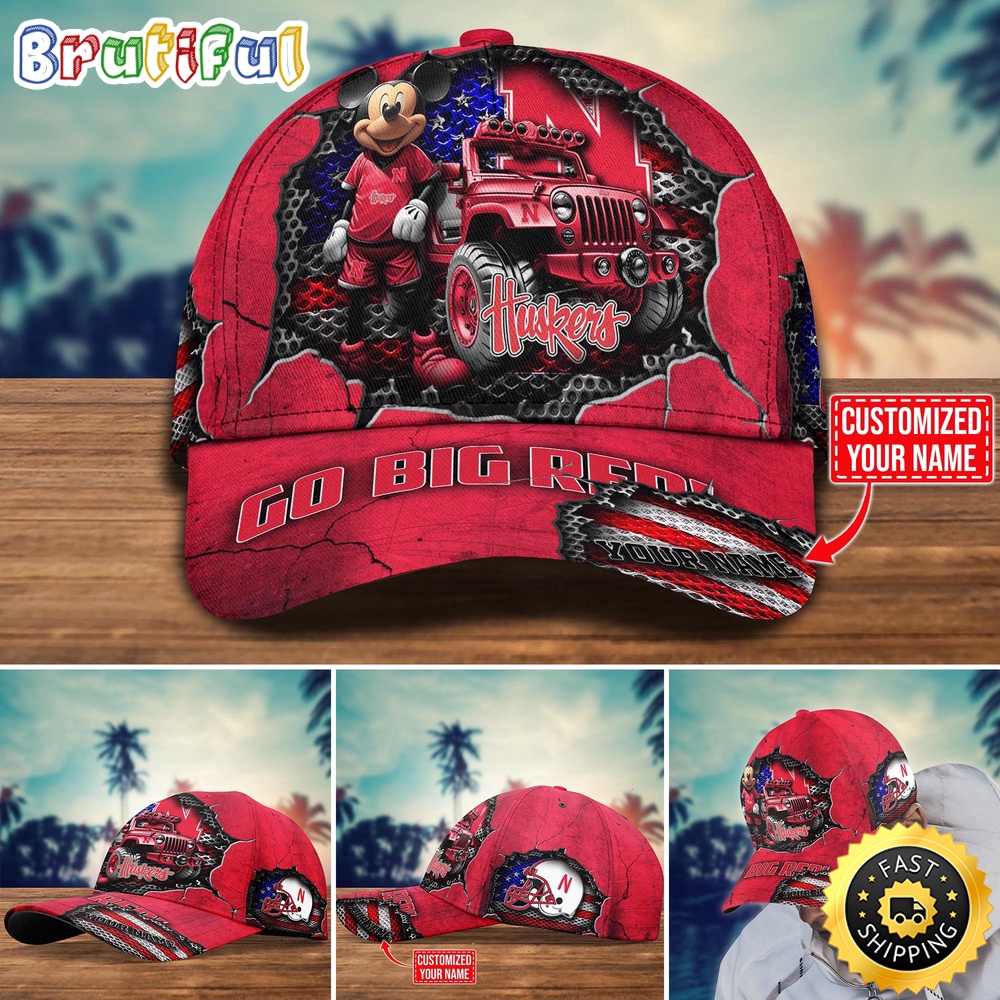 NCAA Nebraska Cornhuskers Baseball Cap Trending Customize Cap